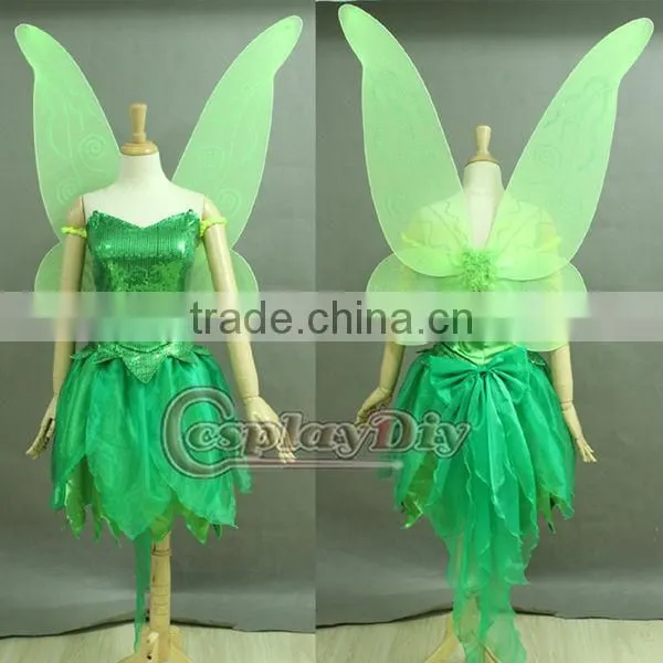 Movie Tinkerbell Princess Costume Adult Tinkerbell Costume Cosplay Custom Made