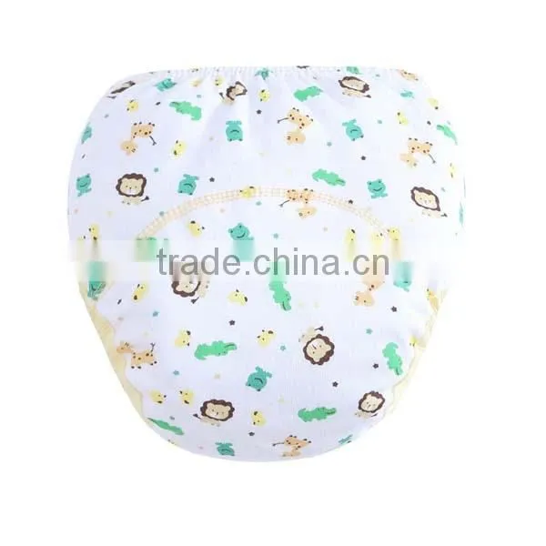 Animal Printed Style Wholesale 100% Cotton Baby Cloth Diaper photo-5