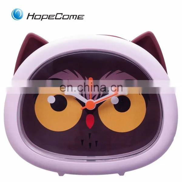2017 New Customized Design Animal Owl Shape Table Clock photo-2