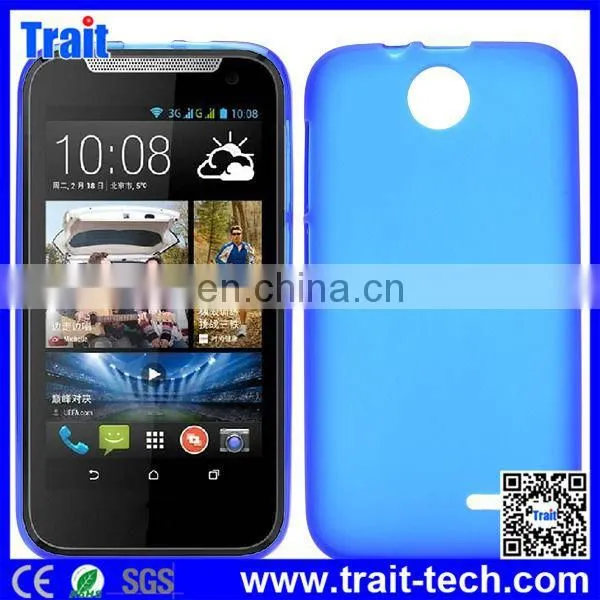 Large Stock New Arrived Smooth Flexible Gel TPU Back Case for HTC Desire 310 photo-4