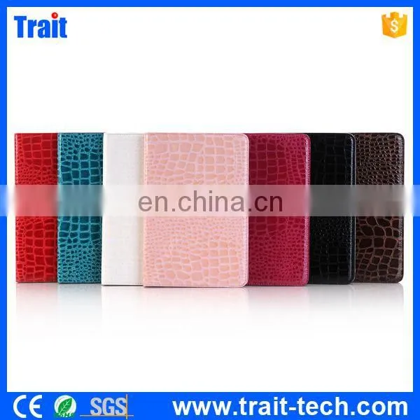 Crocodile Pattern Wallet Style Side Flip PC+ PU Leather Case for IPad Mini 4 photo-5