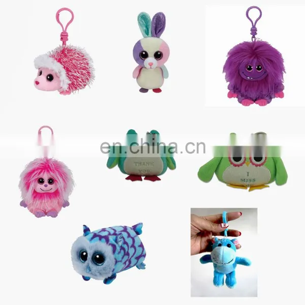 Big Eyes Cute Tiny Stuffed Animal Soft Plush Keychain ce Toy photo-3