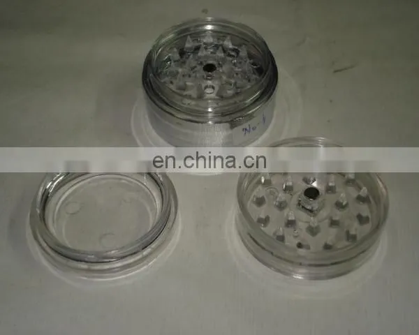 2016 Awesome Hot Sales Colorful Novelty 3 Part CNC Aluminum Herb Grinder