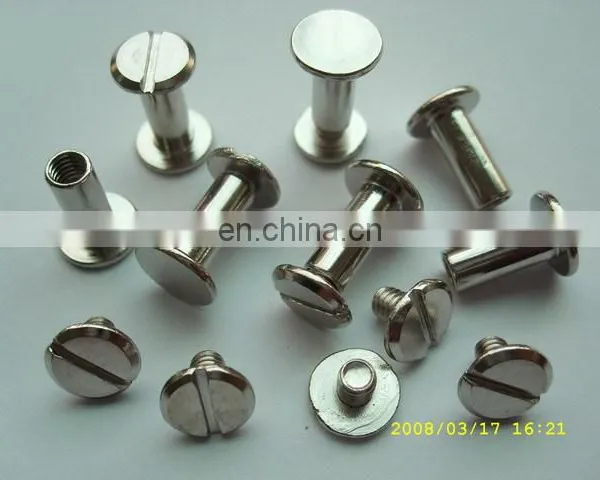 Fashion New Stainless Chicago Screws / Menu Screws /book Screws photo-5