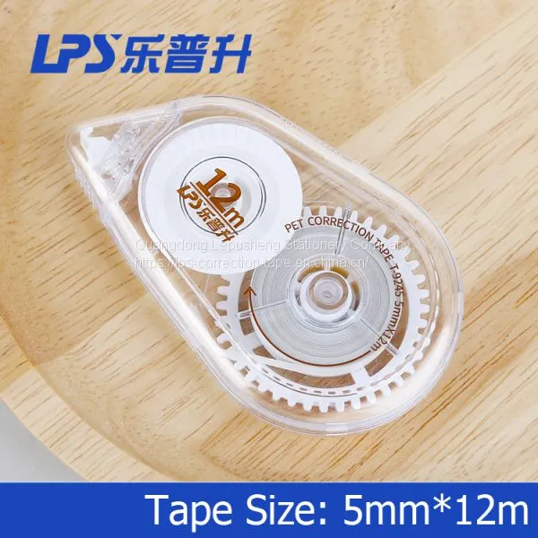 Smooth Self Adhesive Correction Tape With PET Tape Transparent Color School Supplies Correction Roller photo-2