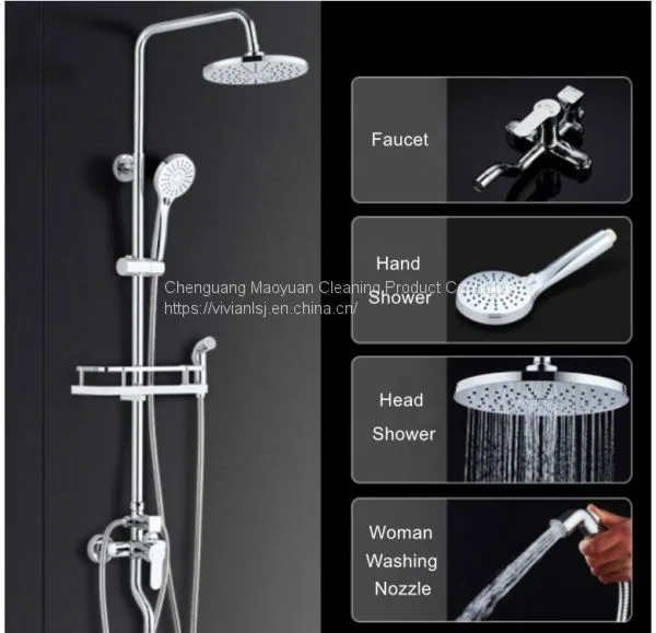 Bathroom Rainfall Shower Set Shower Water Mixer photo-2