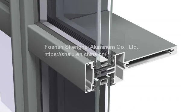 Aluminum Profile for Curtain Wall Insulation Board Accessories Aluminum Window Frames photo-5