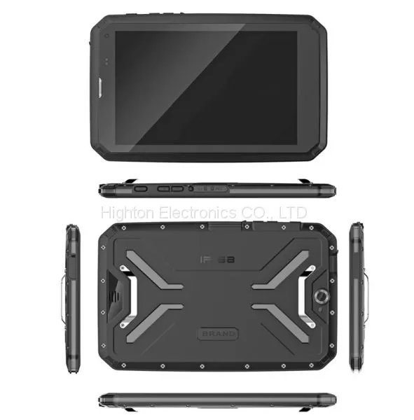 Factory 8 Inch Dustproof Waterproof Tablet With Barcode Scanner Android 9.0 UHF RFID Rugged Mobile Computer photo-5