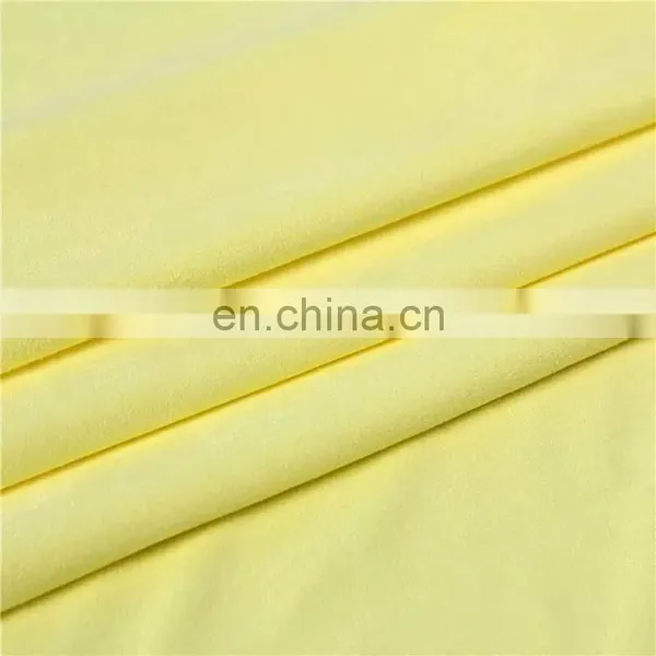 China Supplier Stretch Knitting Polyester Suede Cloth Fabric photo-4