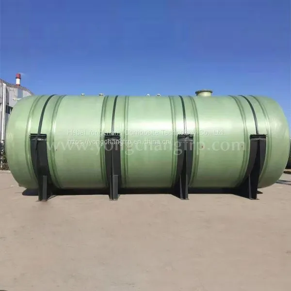 Glass Fiber Reinforced Plastic Waste Water Collection Tank Fiberglass Water Storage Tanks Frp Waste Water Collection Tank