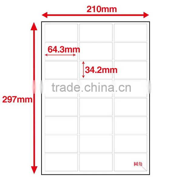 SINMARK Matte Surface 64mm*34mm Sticker Paper Printing Paper photo-2