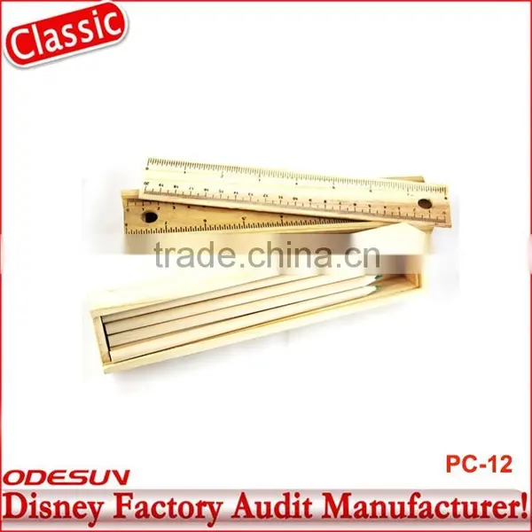 Disney Universal NBCU FAMA BSCI GSV Carrefour Factory Audit Manufacturer Wholesale Eco-friendly Wooden Pencil Box photo-2