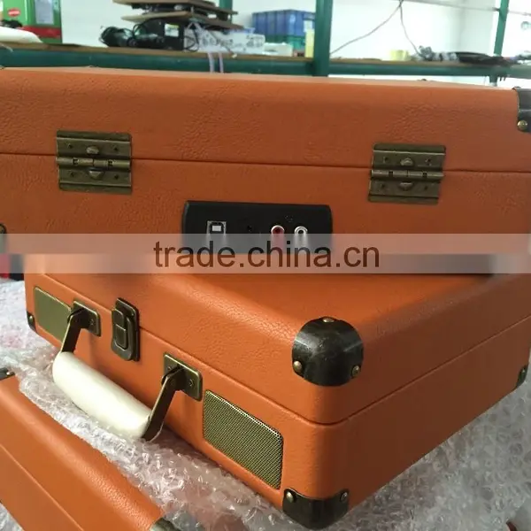 Charming Briefcase Chic!!! Automatic Turntable&Vinyl Record Player photo-4