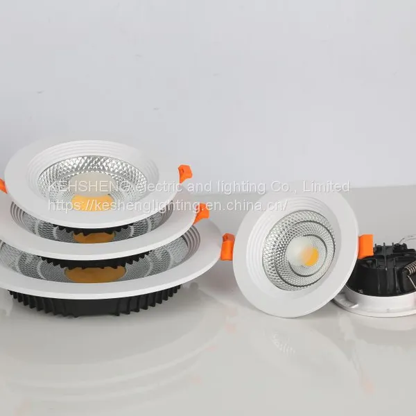 COB 5w 7w 12w 18w 25w 30w Recessed Led Downlight Prices