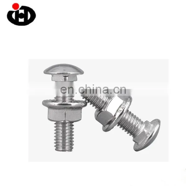 Hot Sale JINGHONG Square Hole Carriage Bolt With Nut Washer photo-4
