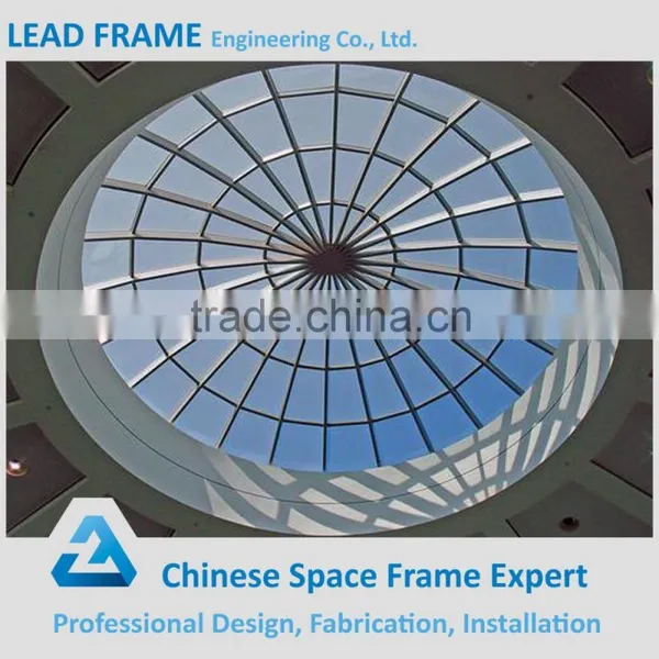 Good Display and Good Migratory Steel Structure Dome Atrium Roof photo-4
