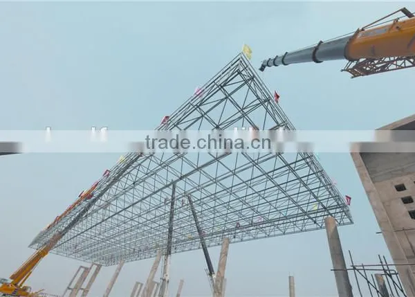 Anti-rust Prefabricated Steel Structure Gas Station Space Frame photo-5