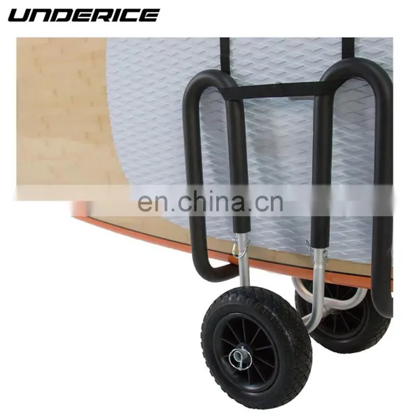 UICE Single SUP Trolley Portable Aluminum Kayak Canoe Cart Fishing Kayak Transport Trolley Surfboard Cart photo-2