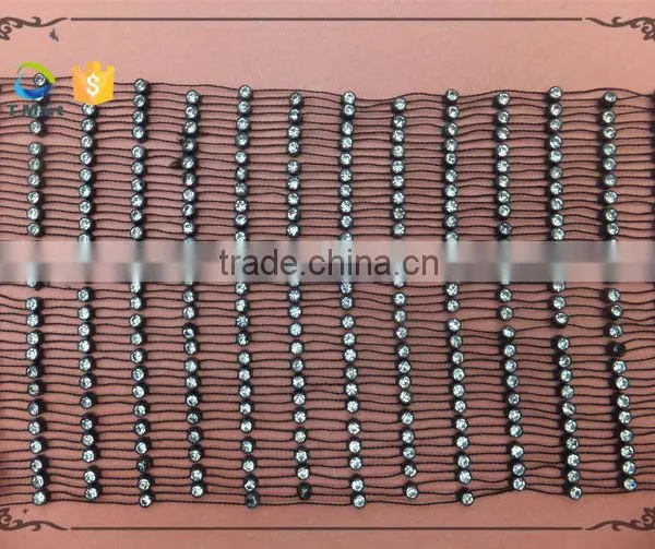 Shining Rhinestone Plastic Mesh for Decorations photo-3