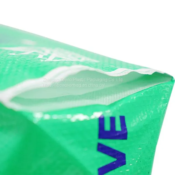 OEM 10kg 25kg 50kg White Color Recycle Packaging PP Woven Bag for Rice Flour Sand Grain