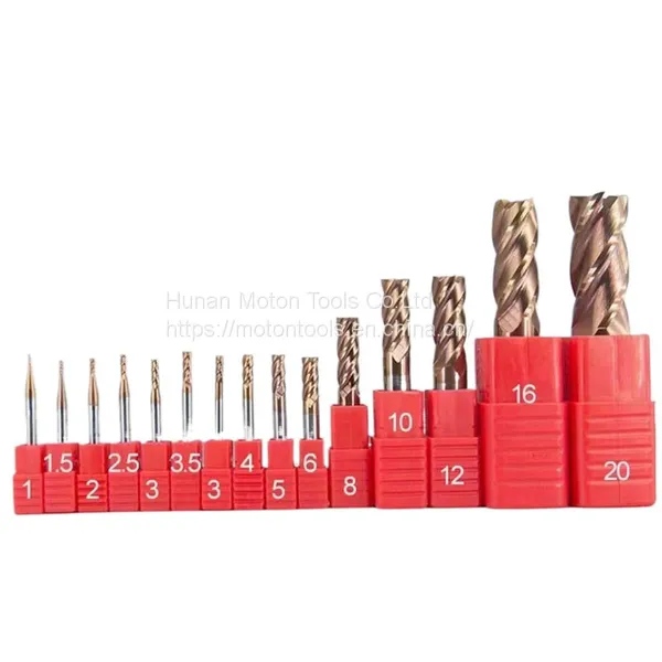 2/4/6 Flute HRC 45 55 65 Solid Carbide End Mill for Metal Machining With Coating AlTiN TiSiN AlTiSiN photo-3