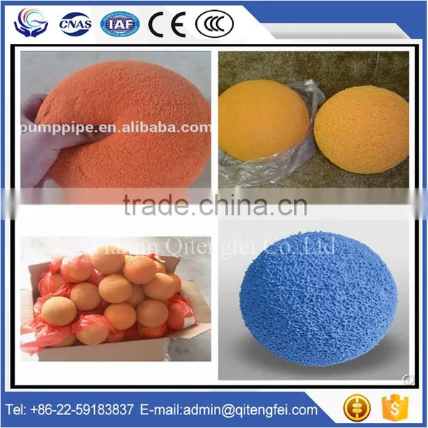 Concrete Pump Clear Rubber Bowling Ball photo-4