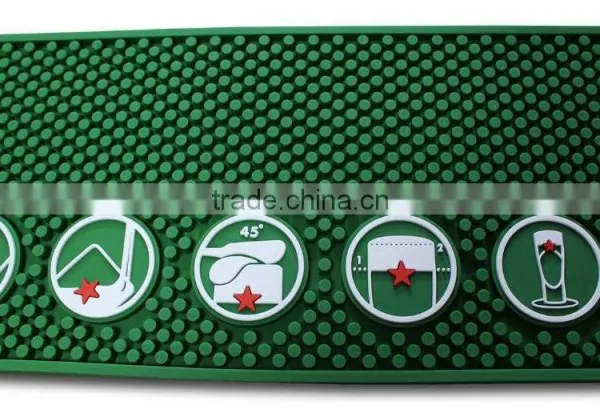Anti-slip Custom Brand Durable Pvc Bar Spill Mat photo-4
