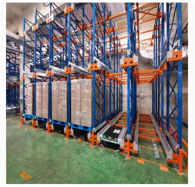 Pallet Shuttle Racking System Warehouse Rack Automatic 4-Way Shuttle Racking Four Way Cold Storage Shuttle Rack photo-3
