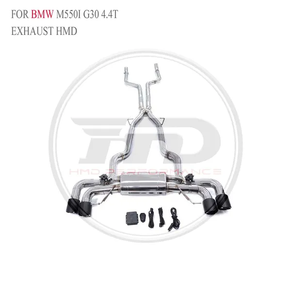 HMD Exhaust System High Performance Catback for BMW F3X 440i/ 550i F10 N63/540I G30/ M550i G30/640i F06 N55 Car Accessories Whatsapp+86 18946955156 photo-4