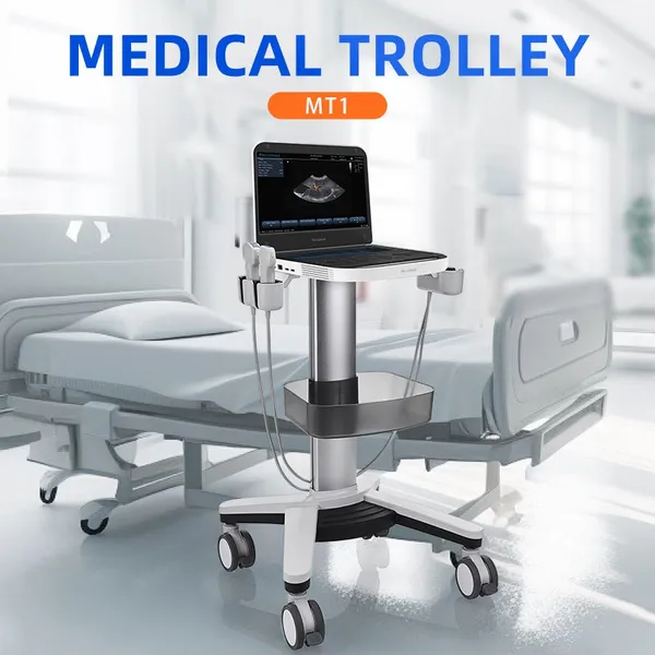 High Quality Multi-functional Medical Trolleys Mobile Hospital Cart for Portable Ultrasound Machines