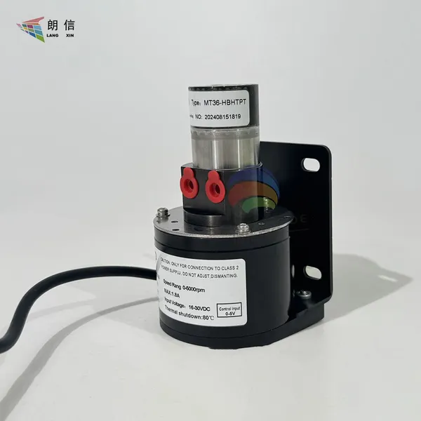 The HAP Miniature Black Gear Pump, Ceramic Magnetic Force Ink Pump MT36-HBHTPT, is Used in the Xingjing Tai Inkjet Printer. photo-2