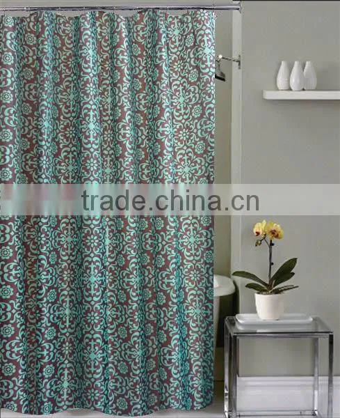 100% Polyester Butterflies Shower Curtain for Hotel, Family, Waterproof Bath Curtain photo-6