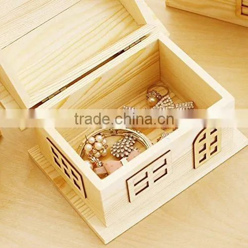 Christmas Creative Wooden Coin Storage Box Wooden Money Saving Box Wooden Jewellery Box photo-4