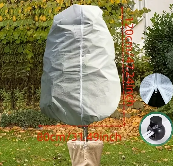 Breathable Plant Frost Cover for Garden Cold and Freeze Protection photo-2