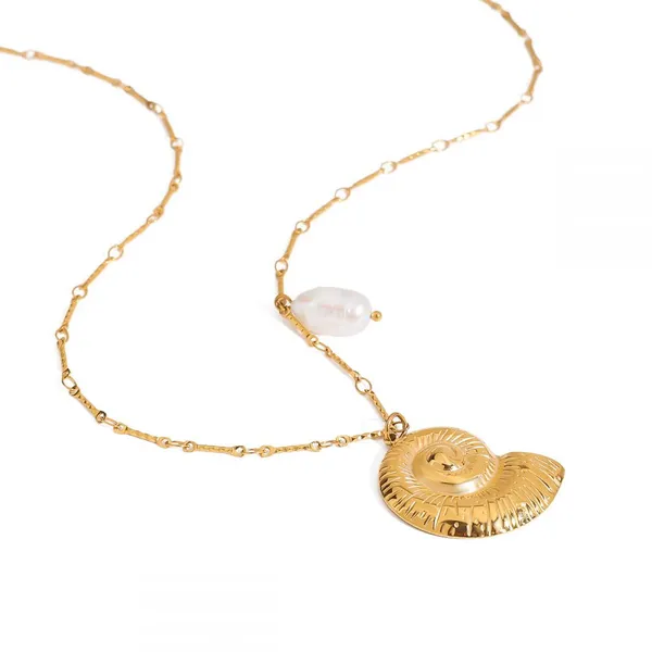Wholesale 3D Stainless Steel Gold Key Pendant Necklace - Custom Brass Jewelry Manufacturer photo-2