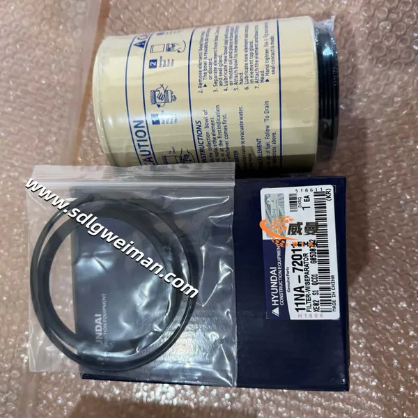 Hyundai Genuine Parts FILTER-W/SEPARATOR 11NA-72011 for Excavator R210LC7 R210LC3 photo-4