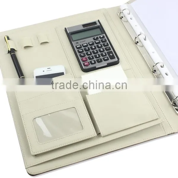 Quietly Brilliant PU Multi-function Business Notebook With Bag&button photo-2