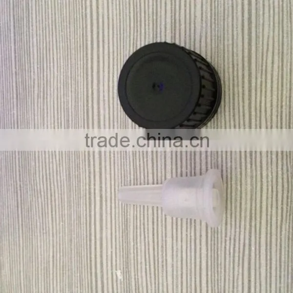 18mm Black Tamper Lid With Orifice Reducer photo-2