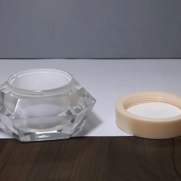 Custom OEM Thick-Wall PMMA Cosmetic Jar With 1x4 Cavity Hot Runner S136 Steel Mold photo-2