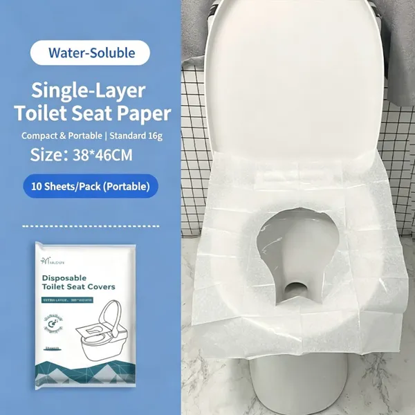 1/28 Fold Virgin Pulp Toilet Seat Covers,water-soluble
