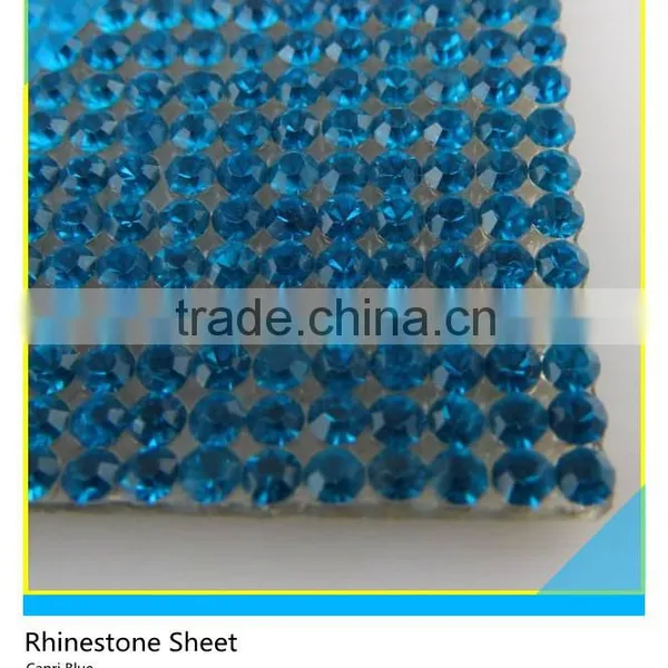 24x40cm Clear Pink Hot Fix Rhinestone Sheet Crystal Diamond Pointback Hotfix Rhinestone Mesh photo-4
