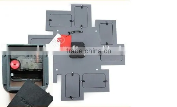 7 Pictures Tree Shaped Decorative Photo Picture Frame Wall Clock photo-5