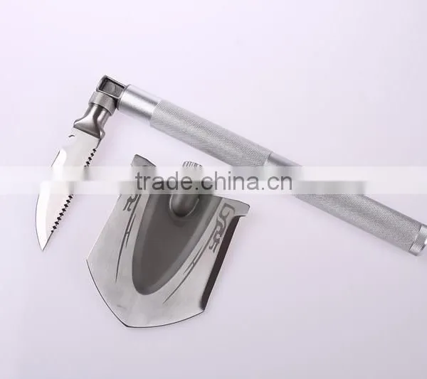 Compact Multifunction Picnic Tool Combined Shovel Hatchet Hoe Sickle Bayonet Together photo-5