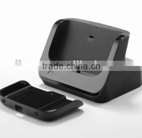 Desktop Charger Cradle Mount Dock Docking Station for Samsung Galaxy IV S4 I9500 White/black