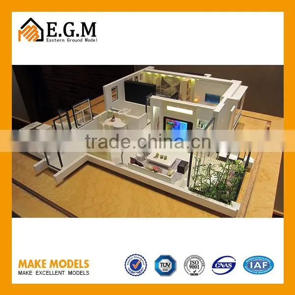 Landscape Miniature Plastic Scale Model House Making photo-6