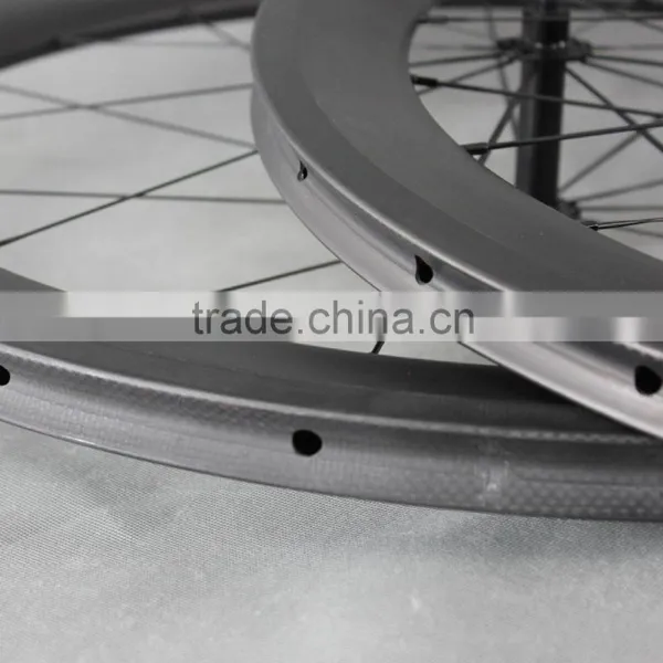 Super Light Tubular Carbon Wheels Road Bike Bicycle Wheelset 56mm Tubular Ican 2016 New Wheels W56T photo-6