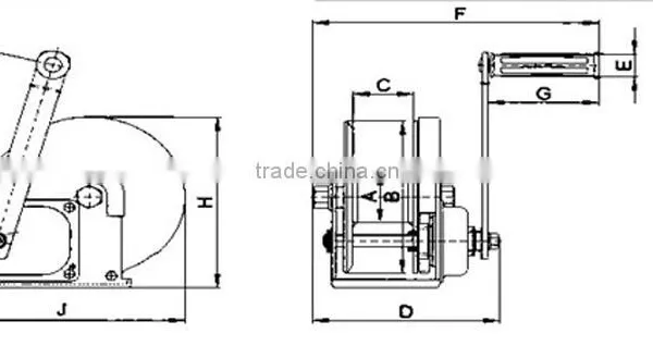 Supllier Hand Winch Small Hydraulic Winch photo-2