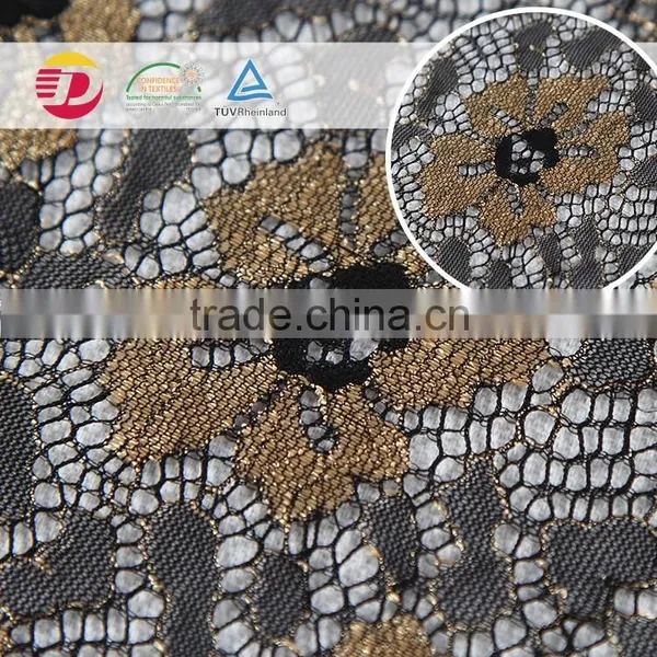 Wholesale in Stock Lace and Embroidery Samples French Net Lace Fabric for Garment photo-6