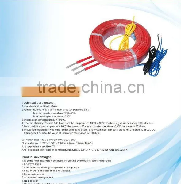Self-regulating Pipe Heating Cable photo-4