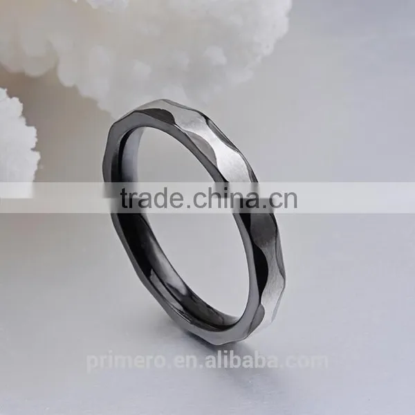 316L Stainless Steel Black Fine Jewelry Rings For Men Wedding Jewelry photo-3
